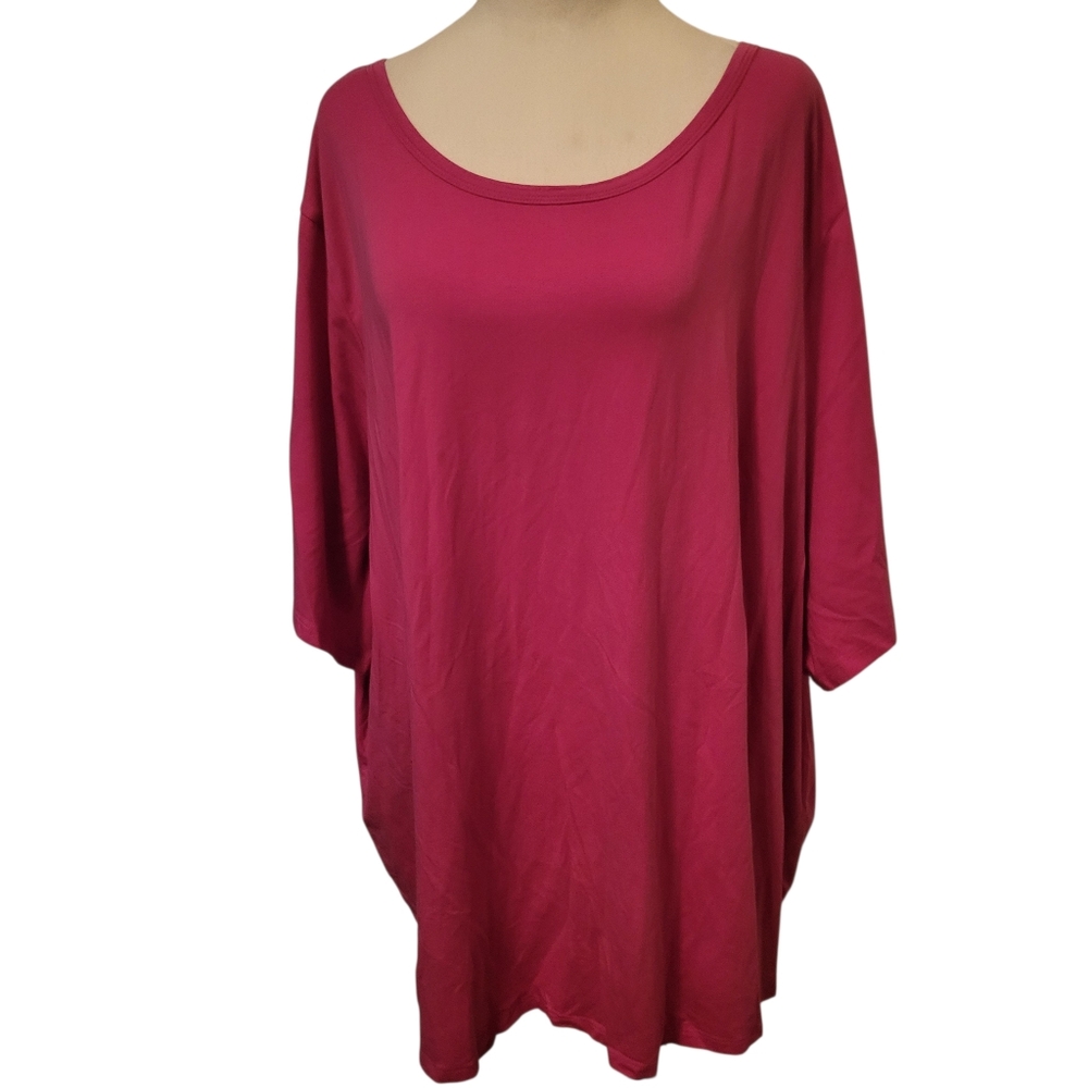 Lane Bryant Plus Tee Pink sz 34/36